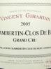 2005 Vincent Girardin Chambertin Clos De Beze Grand Cru - click image for full description