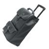 Mulholland Bros. 6 Bottle Bag w/ Wheels Black - click image for full description