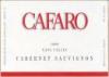 2002 Cafaro Cabernet Sauvignon Premier Napa - click image for full description