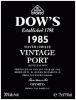 1985 Dow Vintage Port - click image for full description
