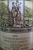 2002 Joh Jos Christoffel Erben Urziger Wurzgarten Riesling Auslese - click image for full description