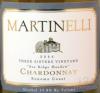 2006 Martinelli Chardonnay Three Sisters Vineyard Sea Ridge Meadow - click image for full description
