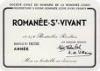 1996 Domaine de la Romanee Conti Romanee Saint Vivant 3 Liter - click image for full description