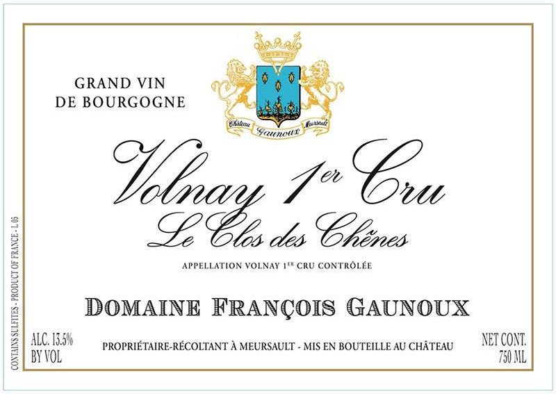 2015 Domaine Francois Gaunoux Volnay Clos des Chenes 1er Cru image