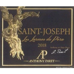 2018 Anthony Paret Saint Joseph Les Larmes du Pere image