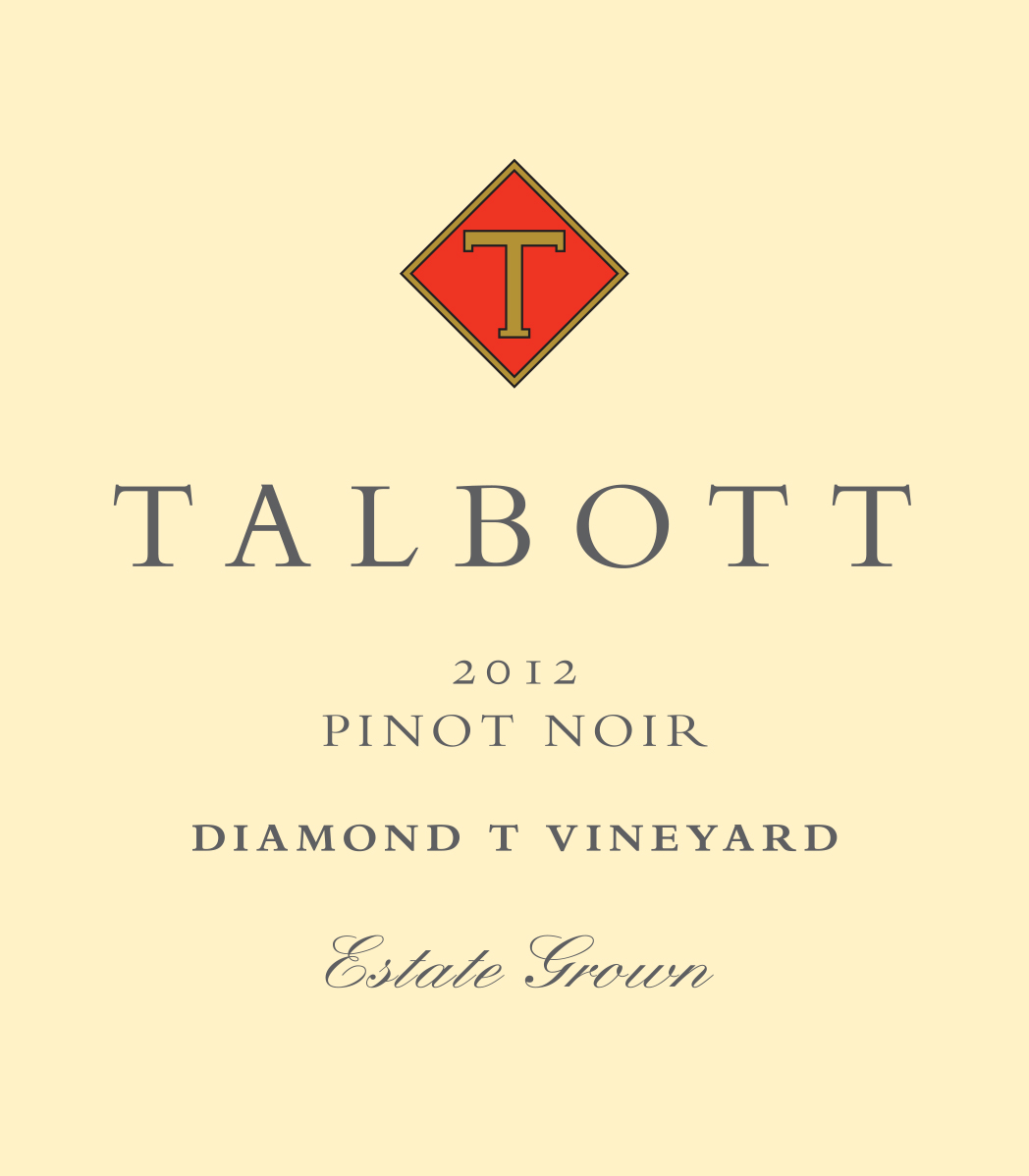 2012 Talbott Chardonnay Diamond T Monterey - click image for full description