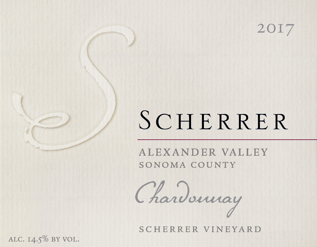 2017 Scherrer Winery Scherrer Vineyards Chardonnay Alexander Valley image