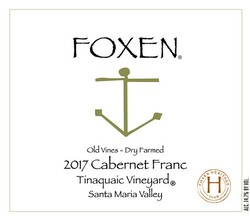 2017 Foxen Heritage Cabernet Franc Tinaquaic Vineyard - Old Vines Santa Maria Valley - click image for full description
