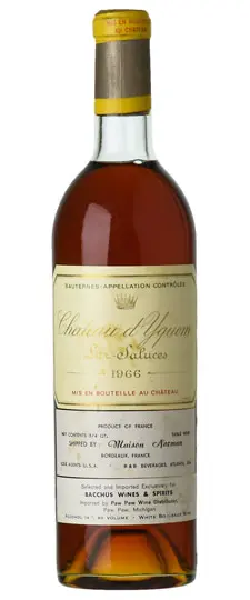 1966 Chateau d'Yquem Sauternes image