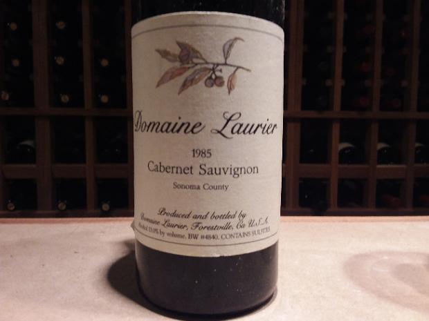 1979 DOMAINE LAURIER CABERNET SAUVIGNON, SONOMA COAST, USA image