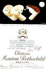 1986 Chateau Mouton Rothschild Pauillac - click image for full description