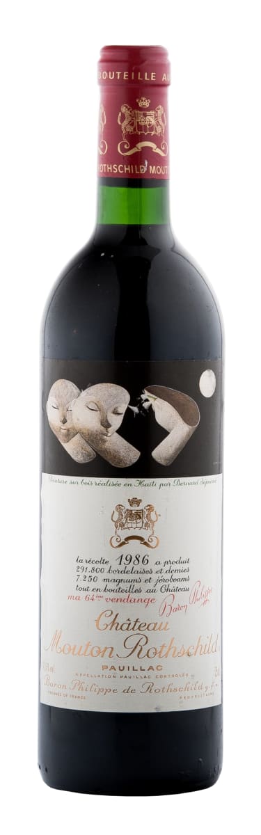 1986 Chateau Mouton Rothschild Pauillac - click image for full description