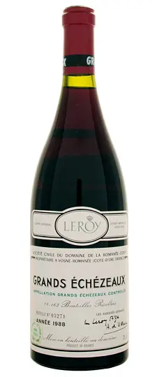 1988 Domaine De La Romanee Conti Grands Echezeaux Grand Cru - click image for full description
