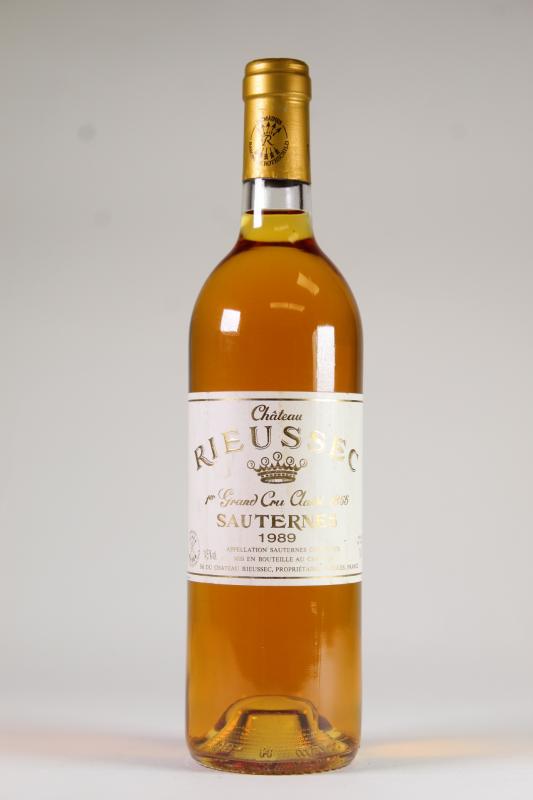 1989 Chateau Rieussec Sauternes (375ml) image