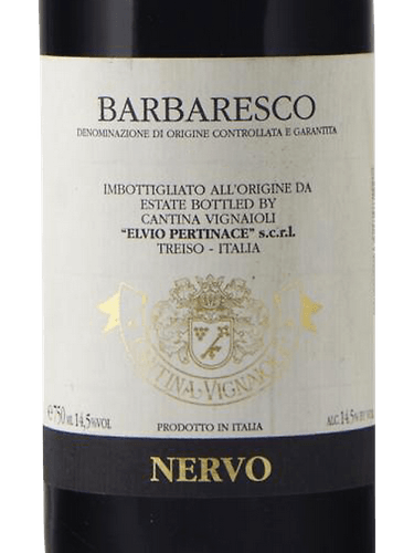 1993 Cantina Vignaioli Elvio Pertinace Vigneto Nervo Barbaresco DOCG, Italy image