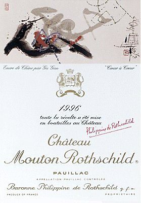 1996 Chateau Mouton Rothschild Pauillac Bordeaux, France - click image for full description
