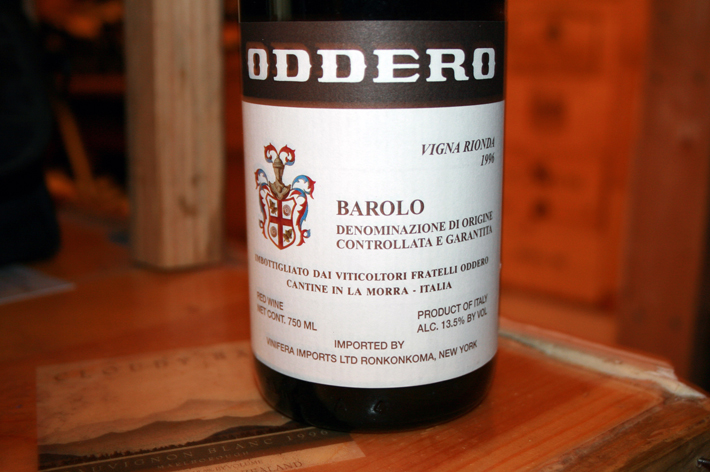 1996 Oddero Barolo Vigna Rionda - click image for full description