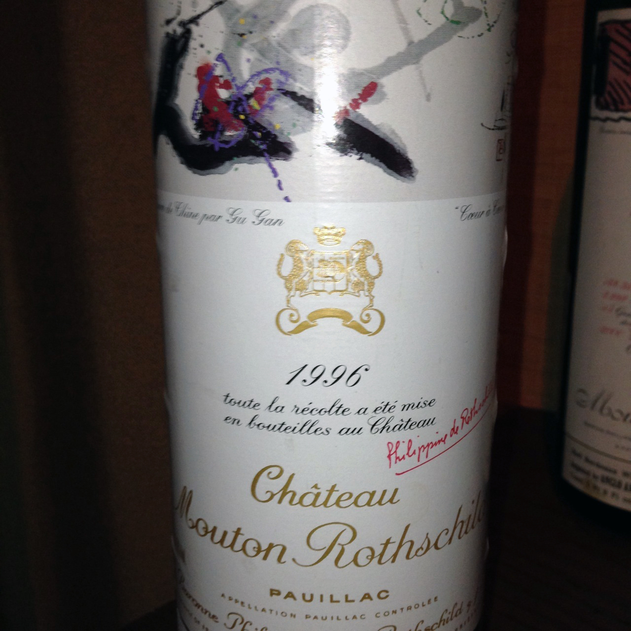 1996 Chateau Mouton Rothschild Pauillac Magnum - click image for full description