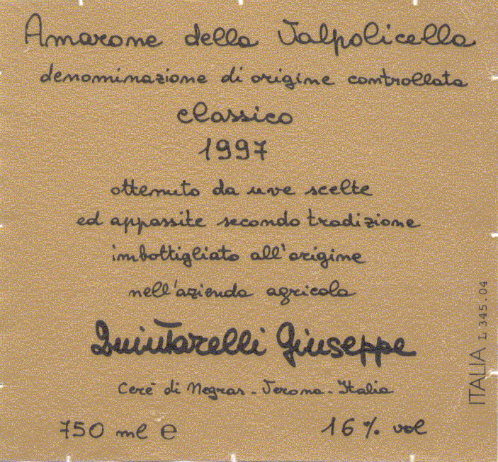 2000 Quintarelli Amarone della Valpolicella image