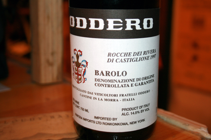 1997 Oddero Barolo Rocche Rivera di Castiglione - click image for full description