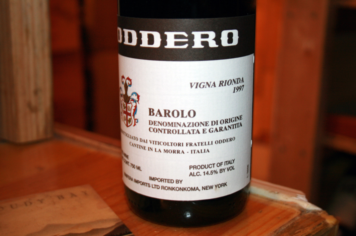 1998 Oddero Barolo Vigna Rionda Piedmont - click image for full description