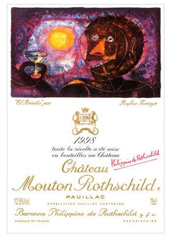 1998 Chateau Mouton Rothschild Pauillac image