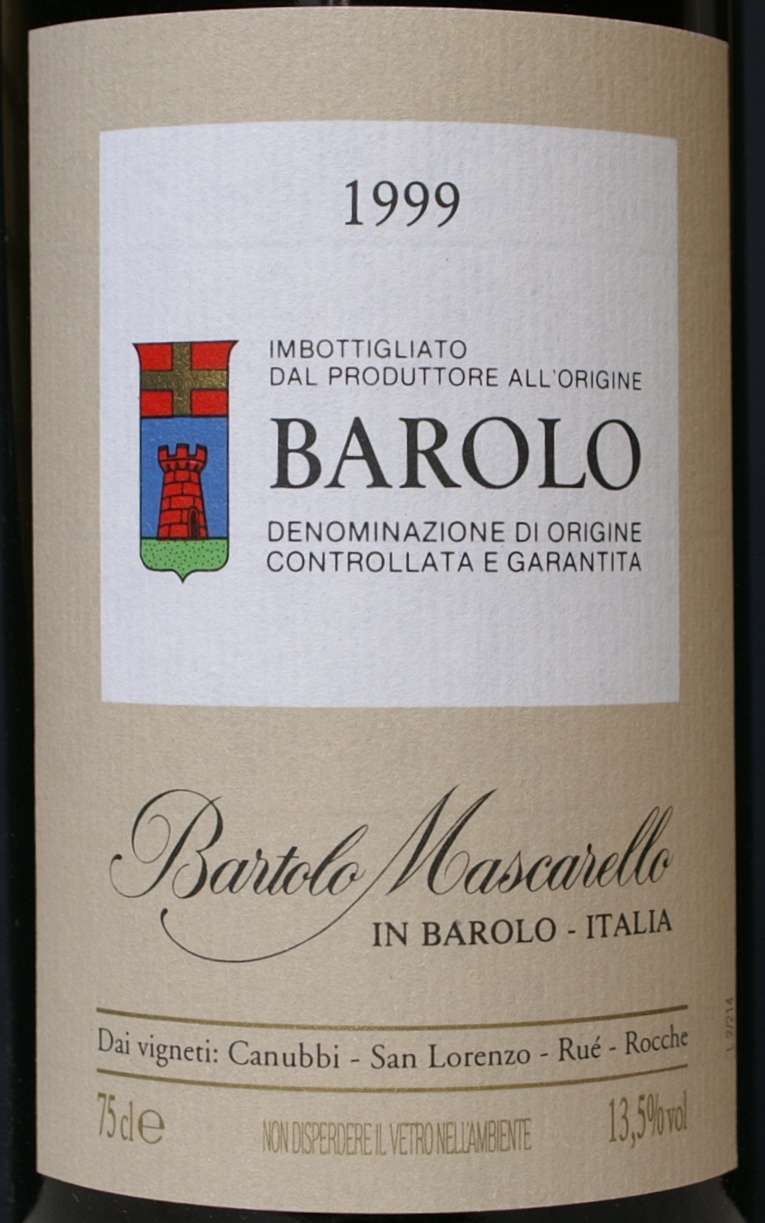 2012 Bartolo Mascarello Barolo - click image for full description