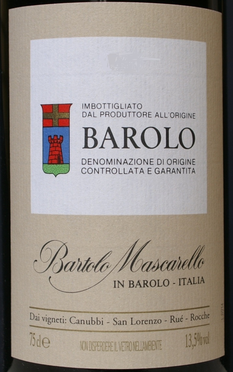 2018 Bartolo Mascarello Barolo - click image for full description