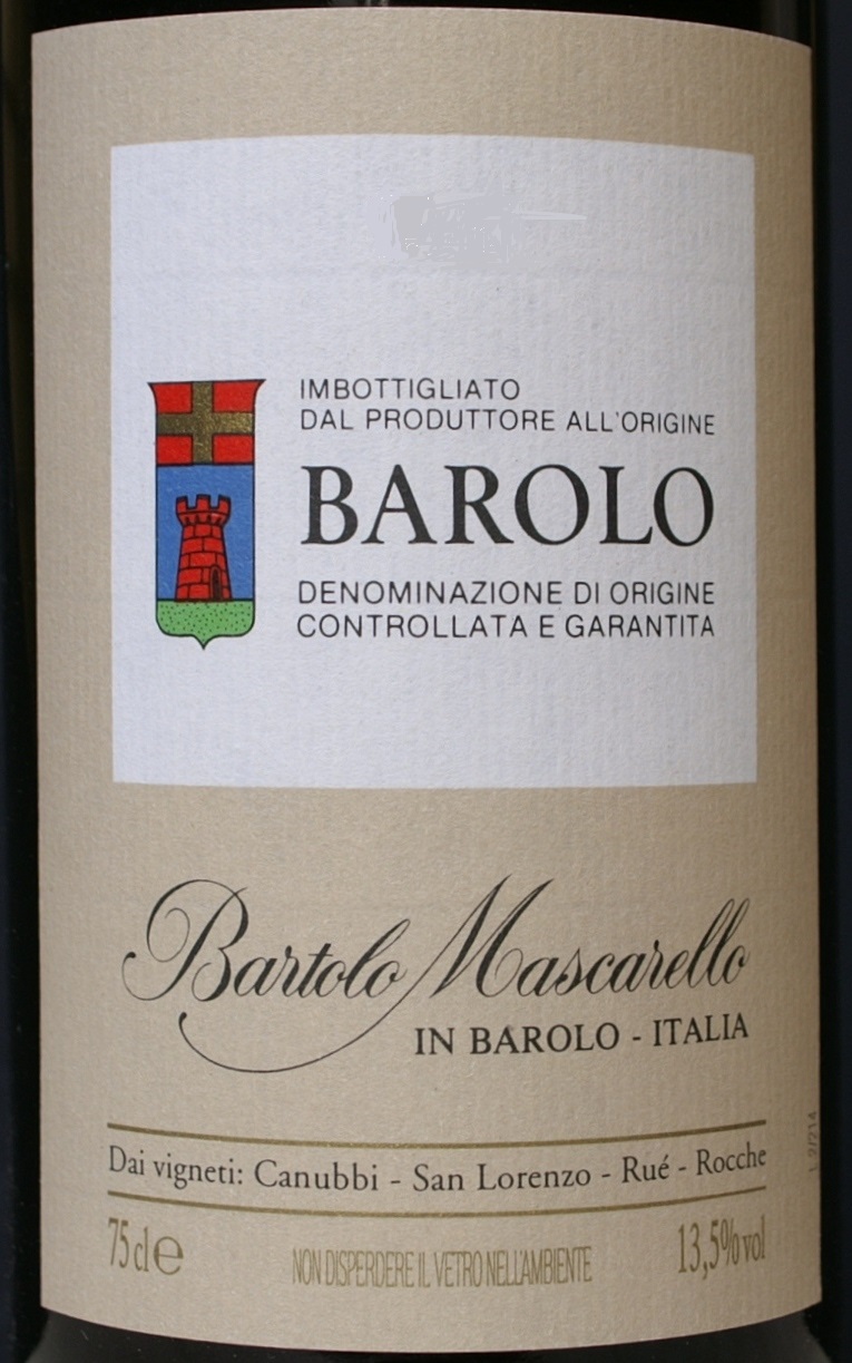2020 Bartolo Mascarello Barolo DOCG Piedmont, Italy - click image for full description