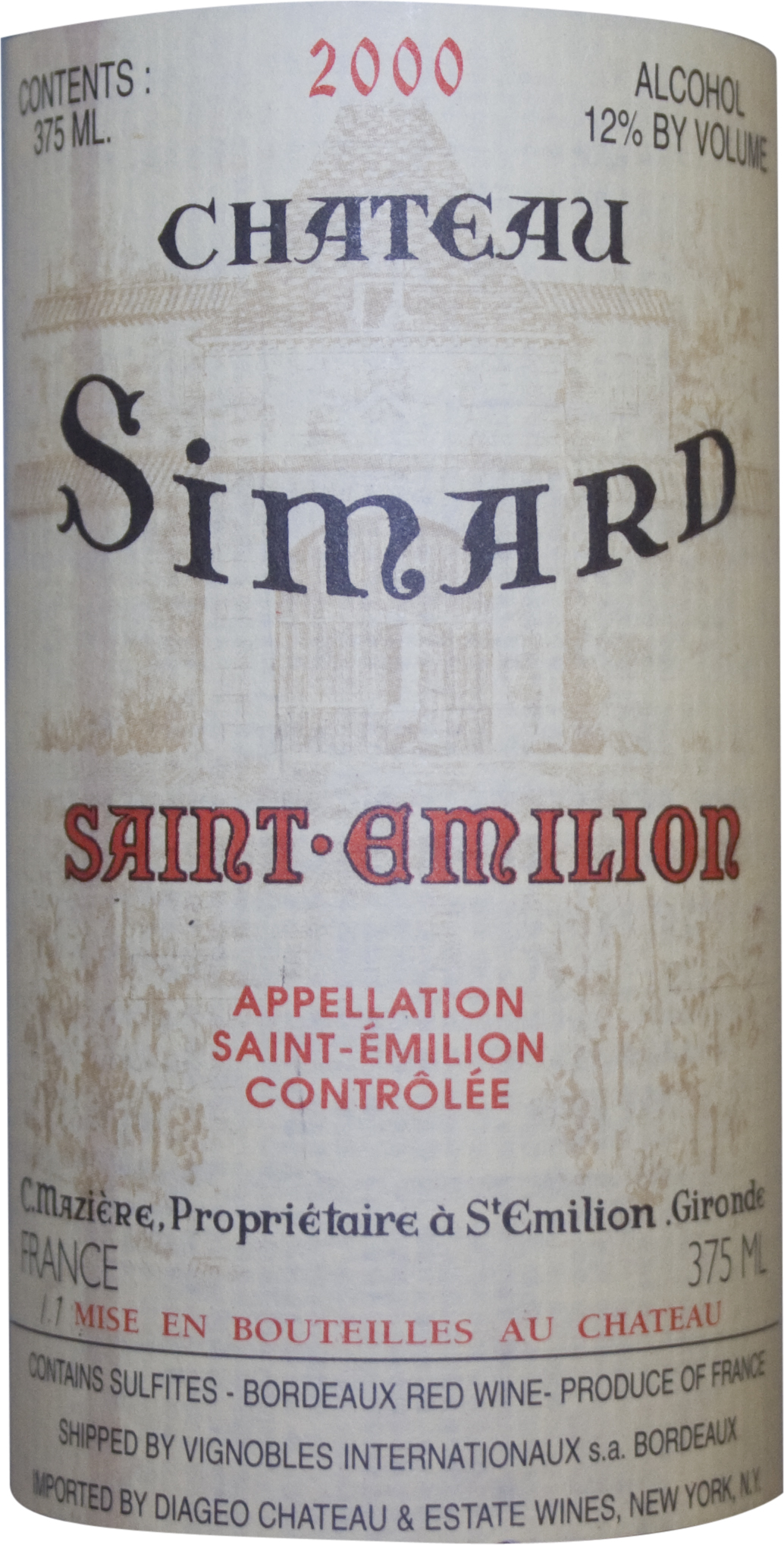 1990 Chateau Simard St Emilion image