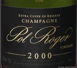 2000 Pol Roger Cuvee de Reserve Brut MAGNUM Champagne, France - click image for full description