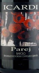 2013 Icardi Barolo Parej Piedmont - click image for full description