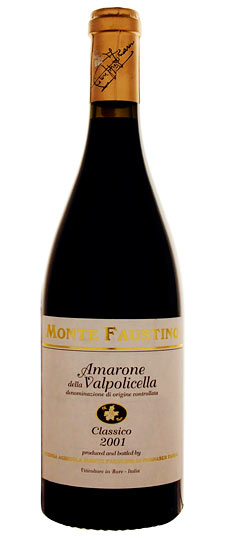 2001 Monte Faustino Amarone della Valpolicella - click image for full description