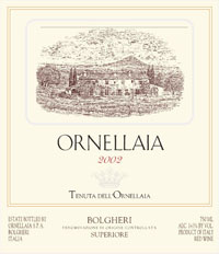2001 Tenuta Dell Ornellaia Tuscany - click image for full description