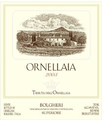 1993 Ornellaia Bolgheri Superiore, Tuscany, Italy - click image for full description