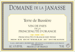 2004 Janasse Terre Bussiere Vin De Pays image