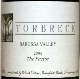 2018 Torbreck Vintners The Factor Shiraz Barossa Valley - click image for full description