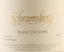 2019 Schramsberg Blanc de Noirs Brut, North Coast, USA - click image for full description