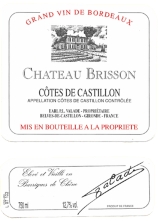 2005 Chateau Brisson Cotes de Castillon - click image for full description