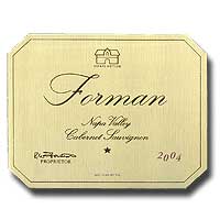 2017 Forman Cabernet Sauvignon Napa - click image for full description