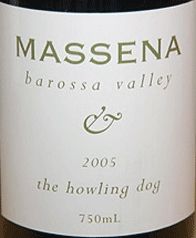 2005 Massena Petit Syrah Howling Dog Barossa image