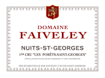2018 Faiveley Nuits St Georges 1er Cru Les Porets Saint George - click image for full description