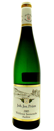 2005 Joh. Jos. Prum Wehlener Sonnenuhr Riesling Auslese Mosel - click image for full description