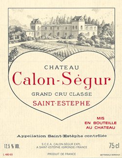 1995 Chateau Calon-Segur, Saint-Estephe, France - click image for full description