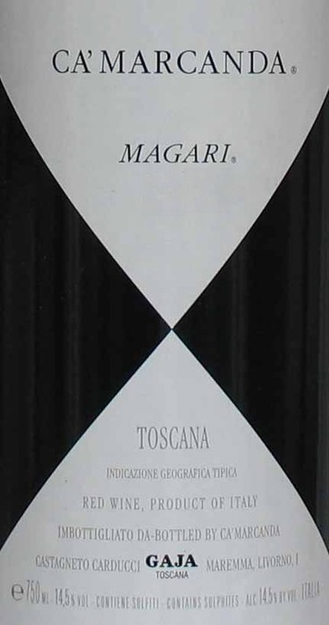 2005 Gaja Ca Marcanda Magari Toscana IGT image