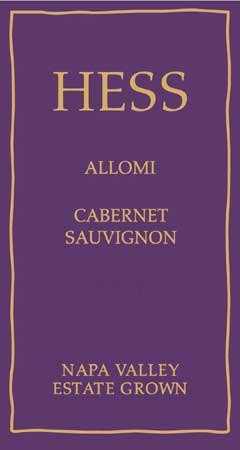 2017 Hess Cabernet Sauvignon Allomi Napa - click image for full description