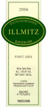 2006 Kracher Pinot Gris Austria image