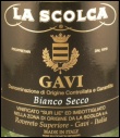 2020 La Scolca Gavi Dei Gavi Bianco Seco Black Label - click image for full description