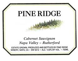 2012 Pine Ridge Cabernet Sauvignon Rutherford image