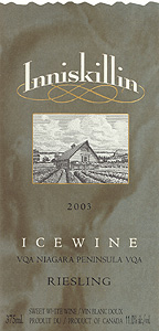 2007 Inniskillin Riesling Icewine Niagra Penninsula 375ml image